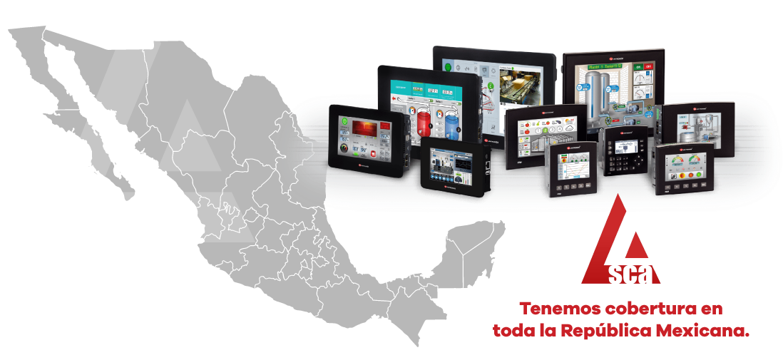 Cobertura en todo México. SCAutec